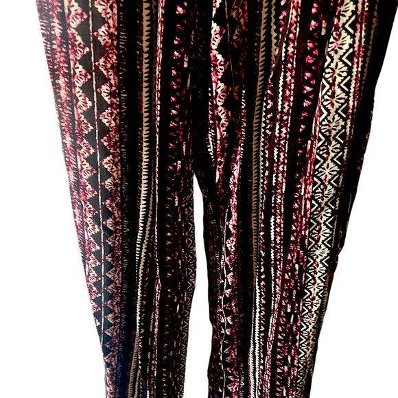 No Boundaries Tie Front Jumpsuit Marron Size 15-17 - Picture 3 of 4